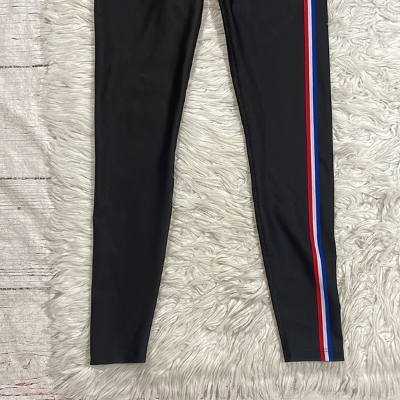 Splits59 Single Racer Stripe Logo Mid Rise 7/8 Leggings - Picture 6 of 10